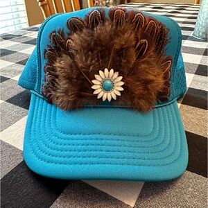 Feathered Trucker Hat